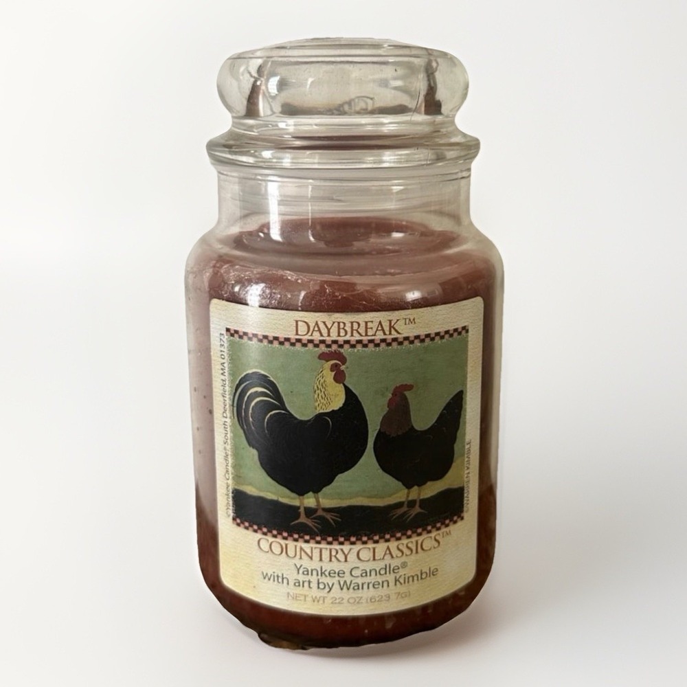 Yankee Candle DayBreak Coffee Country Classics‎ Art By WARREN KIMBLE Large Jar
